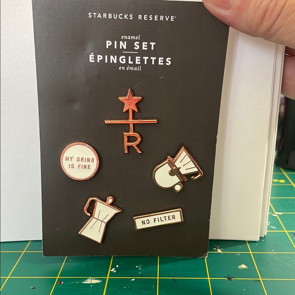 Starbucks Reserve Enamel Pin Set